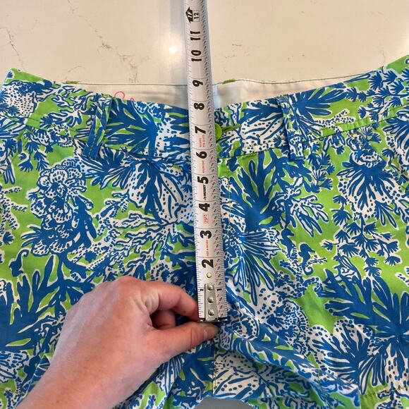 Lilly Pulitzer‎ Callahan Shorts in Limeade Biggest Fan Size 4 - Picture 7 of 7